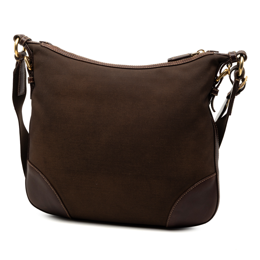 Pre-Loved Prada Canvas Canapa Logo Crossbody - Picture 2 of 6